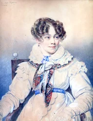 Porträt von Sophie Rostopchine (1799-1874) Gräfin von Segur, 1823
